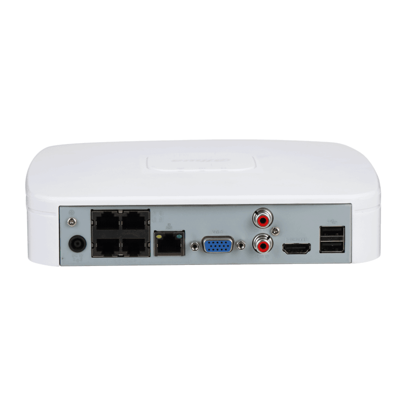 4 канално nvr записващо устройство dahua nvr4104 p ei