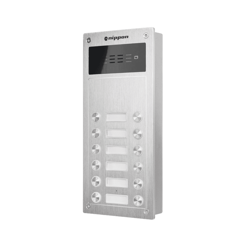 Аудиотабло за домофонна система nippon (2*6) с rfid четец