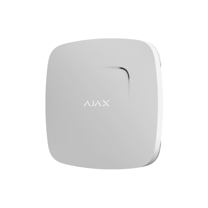 Датчик за дим ajax fire protect бял