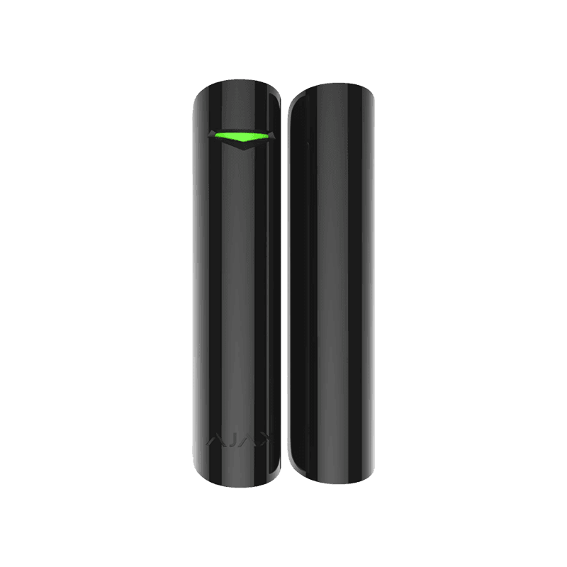 Датчик за врата + прозорец със сензор за вибрации ajax door protect plus черен