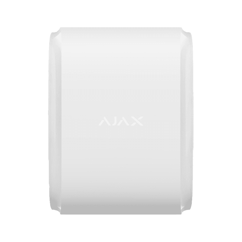 Двупосочен инфрачервен детектор за движение ajax dual curtain outdoor бял