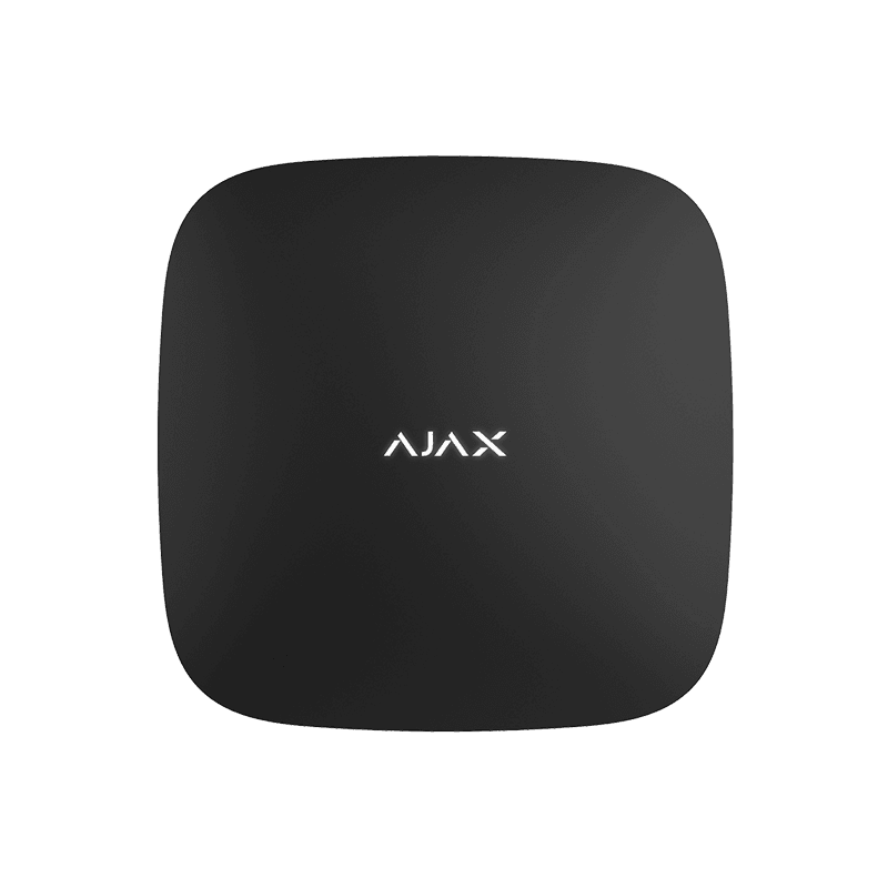 Хъб за алармена система ajax hub plus черен