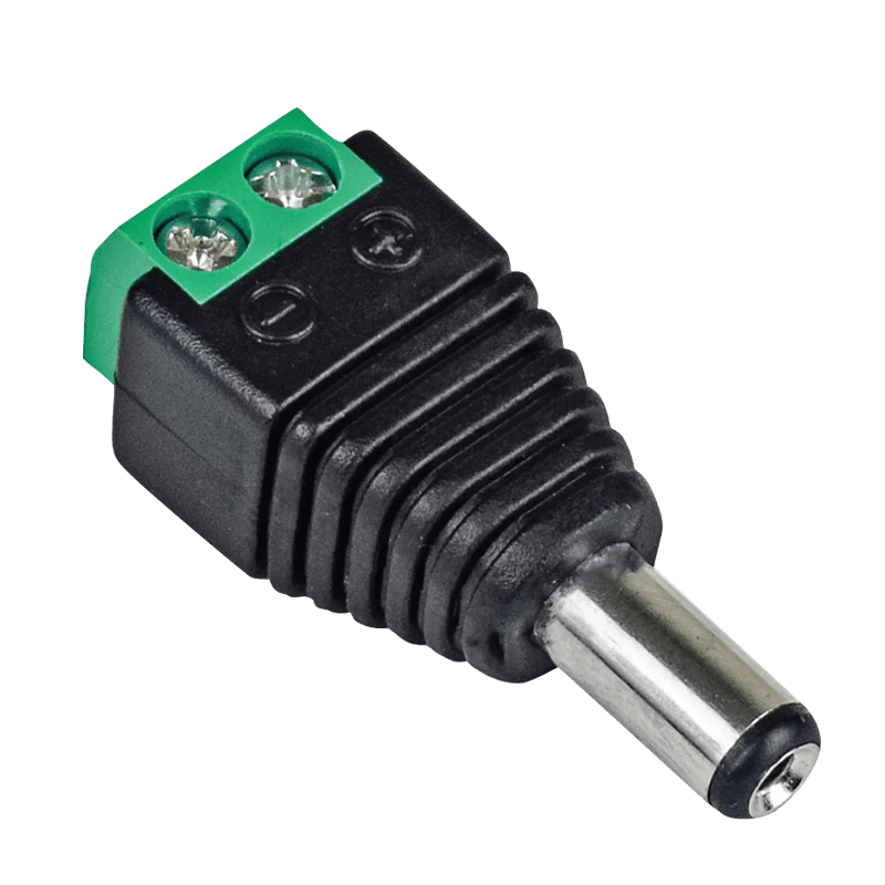 Захранващ конектор с болт 12v / 5.5 мм мъжки